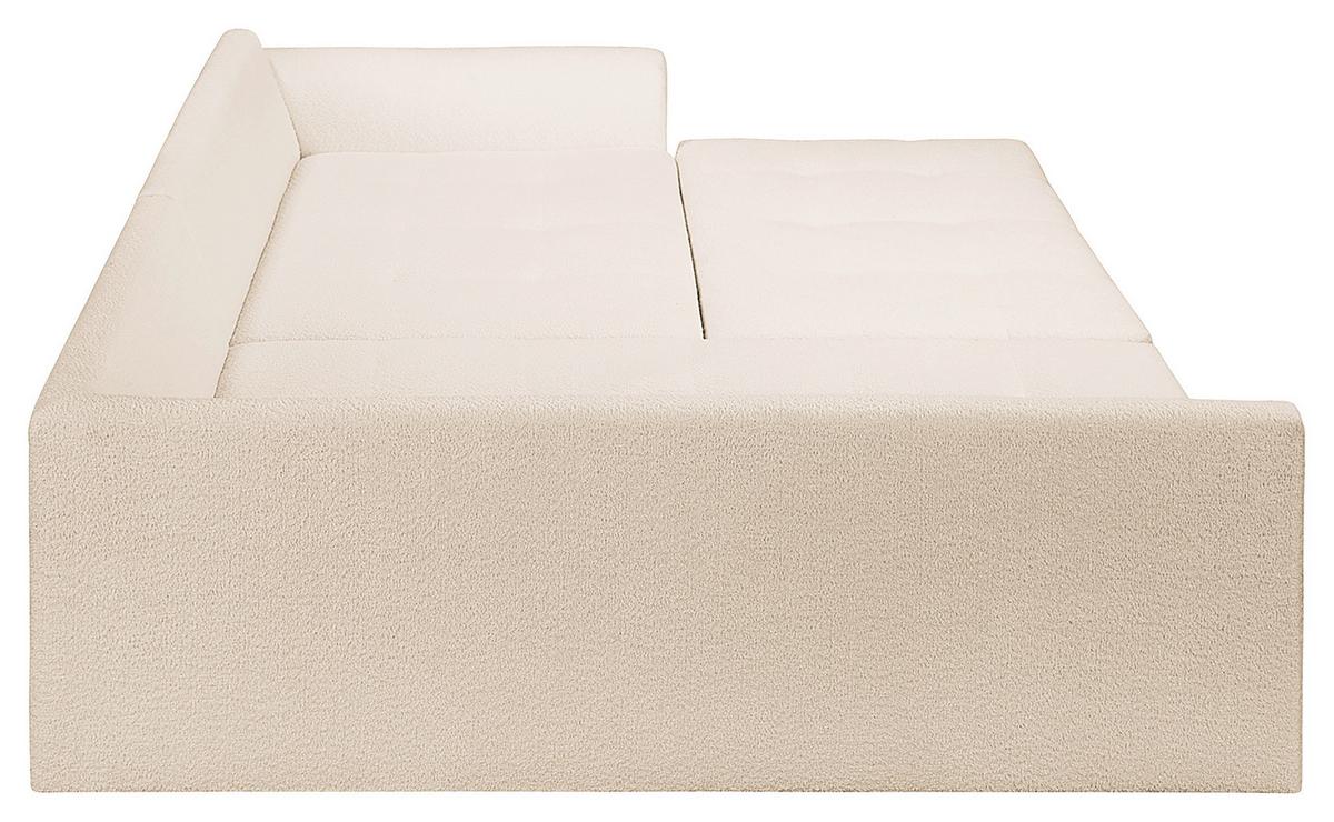 Ecksofa Ariella Weiß S: 161x231 cm - Naturfarben/Weiß, Design, Textil (161/231cm) - Livetastic