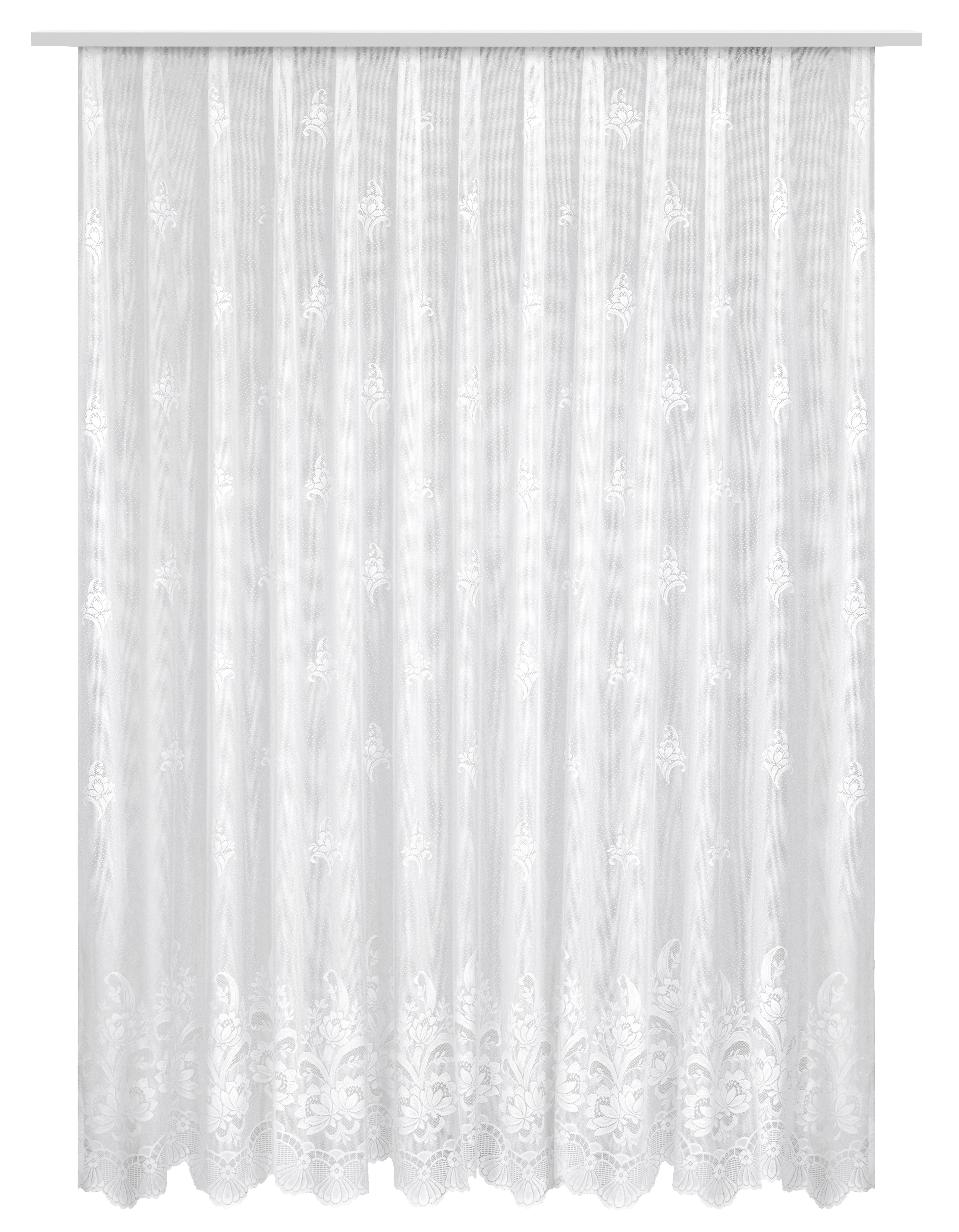 Záclona Andrea Š/d: 300/175 Cm - biela, Konvenčný, textil (300/175cm) - Ondega