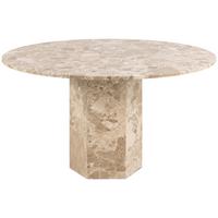 Esstisch Naxos H000022340 - Beige/Braun, Design, Stein (130/75cm) - MID.YOU