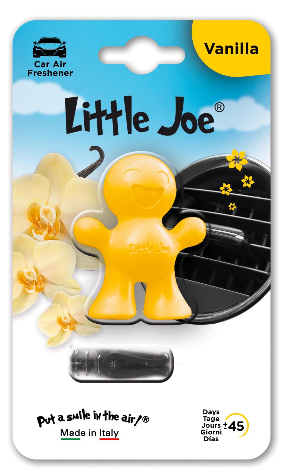 Autóillatosító Little Joe Vanilia - sárga, műanyag (2.6/14.5/8.5cm)