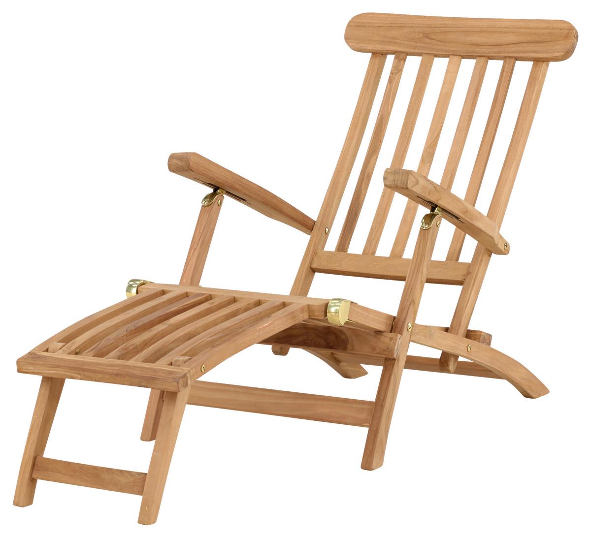 Sonnenliege Kenya Teakholz - KONVENTIONELL (60/95/150cm) - Gardenson