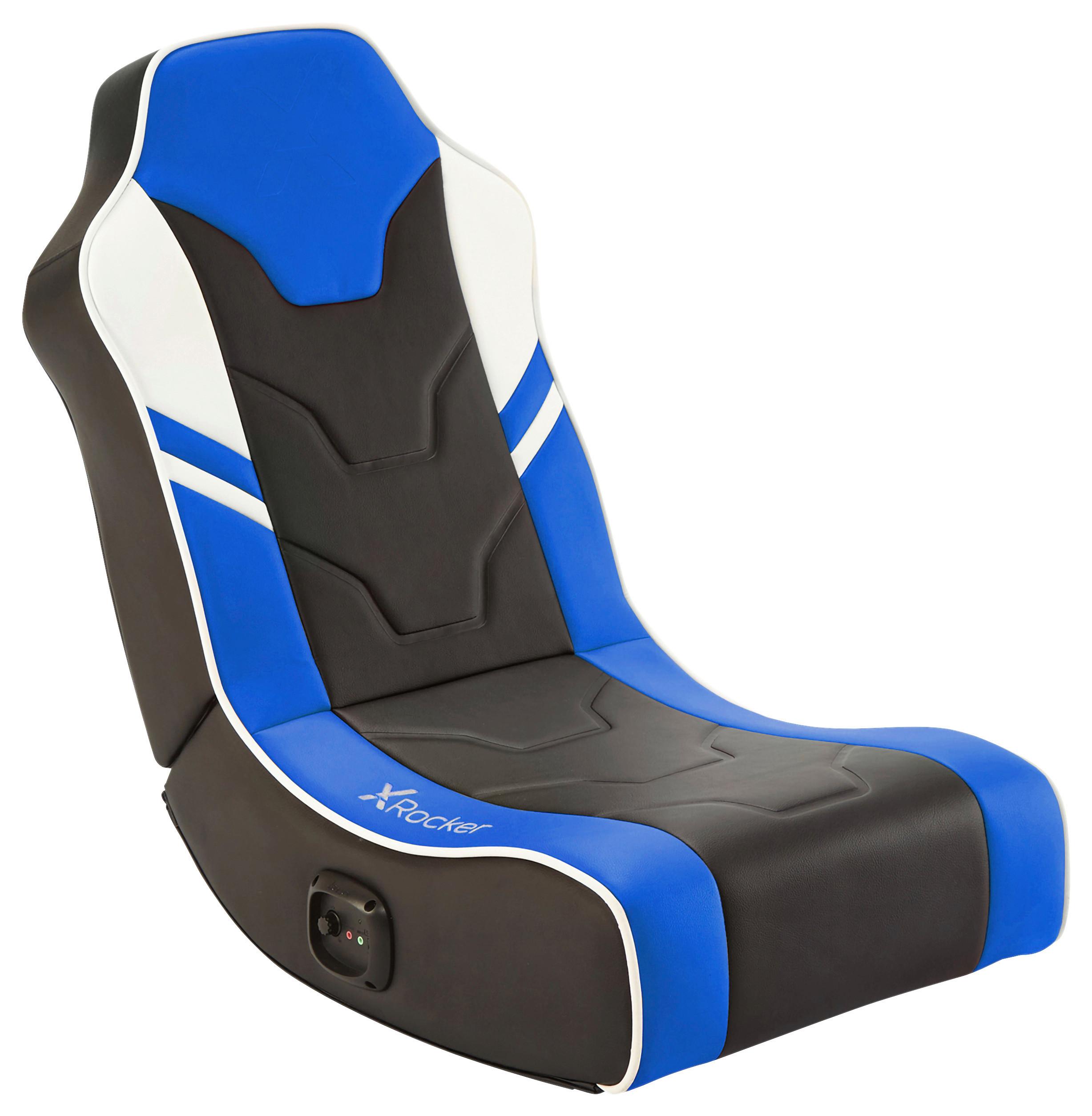 Gamingsessel Shadow 2.0 - Blau, MODERN, Textil (42/64/75cm) - X Rocker