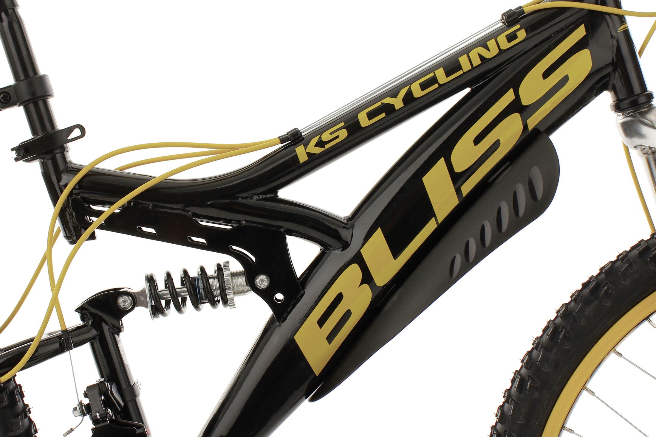 Fully-Mountainbike mit 18-Gang Shimano-Drehschaltung