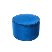 Sedací poduška samet, modrá - modrá, Basics, textil (47/32/47cm)