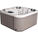 Whirlpool Acryl Florenz Set 200 X 91 X 200 cm - Weiß/Grau, Design, Holz/Kunststoff (200/91/200cm)
