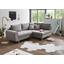 Wohnlandschaft Alice ca. 249x175 cm - Hellgrau/Kieferfarben, KONVENTIONELL, Holzwerkstoff/Textil (249/175cm) - Carryhome Wohnlandschaft Alice ca. 249x175 cm - Hellgrau/Kieferfarben, KONVENTIONELL, Holzwerkstoff/Textil (249/175cm) - Carryhome