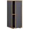 Aktenschrank Salia Anthrazit, Honigeiche B: 30 cm - Honigeiche/Anthrazit, Design, Holzwerkstoff (30/74/33cm) - MID.YOU