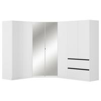 Eckkleiderschrank Costa Weiß B: 208 cm - Weiß, MODERN, Holzwerkstoff (208/197/253cm) - Rauch Möbel
