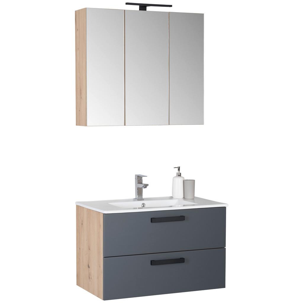 Badmöbel-Set 2--Teilig. Rina B: 80 cm