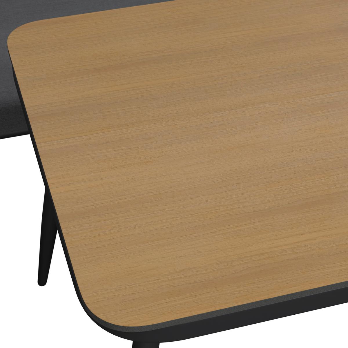 JEDÁLENSKÁ TERASOVÁ SÚPRAVA CAMEA - farba duba/tmavosivá, Modern, kov/textil - Bessagi Garden