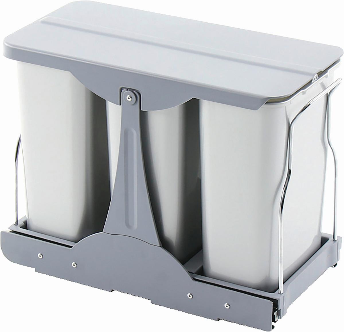 Abfallsammler Ekotech - Grau, Basics, Kunststoff (23,5/36/47cm)