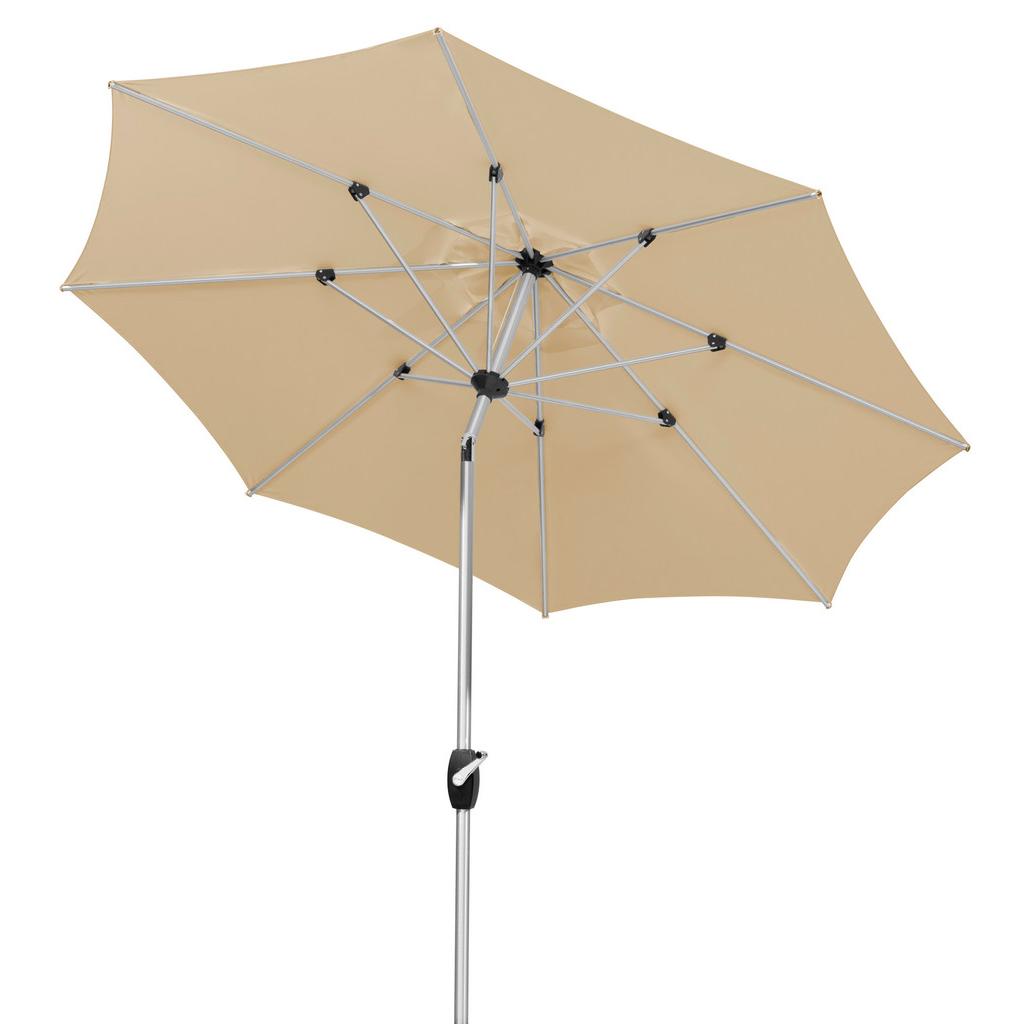 Sonnenschirm Venedig BHT: 270x250x270 cm Naturfarben
