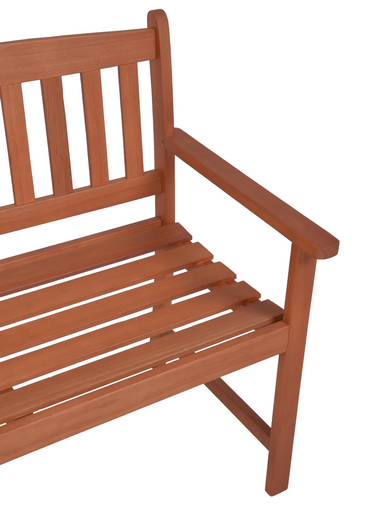 Gartenbank Promotion - Braun, Basics, Holz (110/86/56cm) - Gardenson