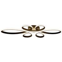 LED-Deckenleuchte Basti - Schwarz, MODERN, Metall (83/45,5/7,5cm) - Luca Bessoni