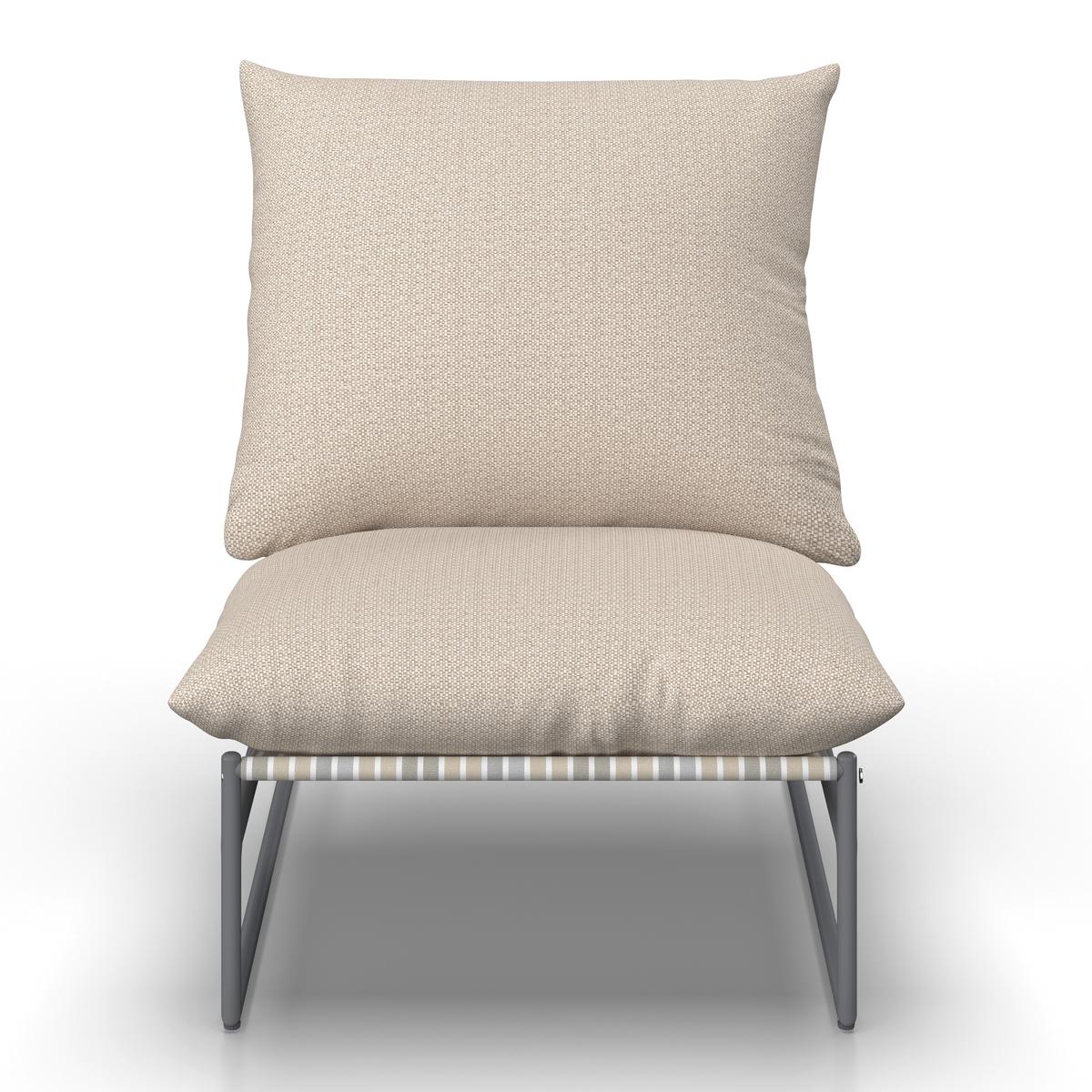 BALKÓNOVÁ ZOSTAVA LINO - viacfarebná/tmavosivá, Modern, kov/textil - Bessagi Garden