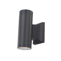 Led Außenleuchte 4,9 Watt Glas, Wandmontage - Klar/Grau, Basics, Glas/Metall (6,5/10,8/15,5cm) - Globo