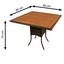 Gartentisch Valencia - Schwarz, Basics, Holz/Kunststoff (85/85/74cm) - Ambia Garden Gartentisch Valencia - Schwarz, Basics, Holz/Kunststoff (85/85/74cm) - Ambia Garden