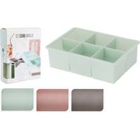 Eiswürfelform Spring - Hellrosa/Grau, Basics, Kunststoff (16,5/11,5/5cm)