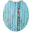 WC-Sitz High Gloss Blue Wood - Türkis/Weiß, MODERN, Holzwerkstoff (37/43,5cm) WC-Sitz High Gloss Blue Wood - Türkis/Weiß, MODERN, Holzwerkstoff (37/43,5cm)