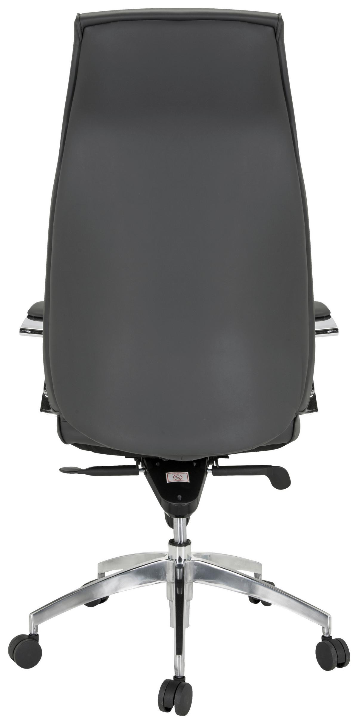 Chefsessel Elegance I Grau - Silberfarben/Grau, MODERN, Kunststoff/Textil (72/125/66cm) - MID.YOU