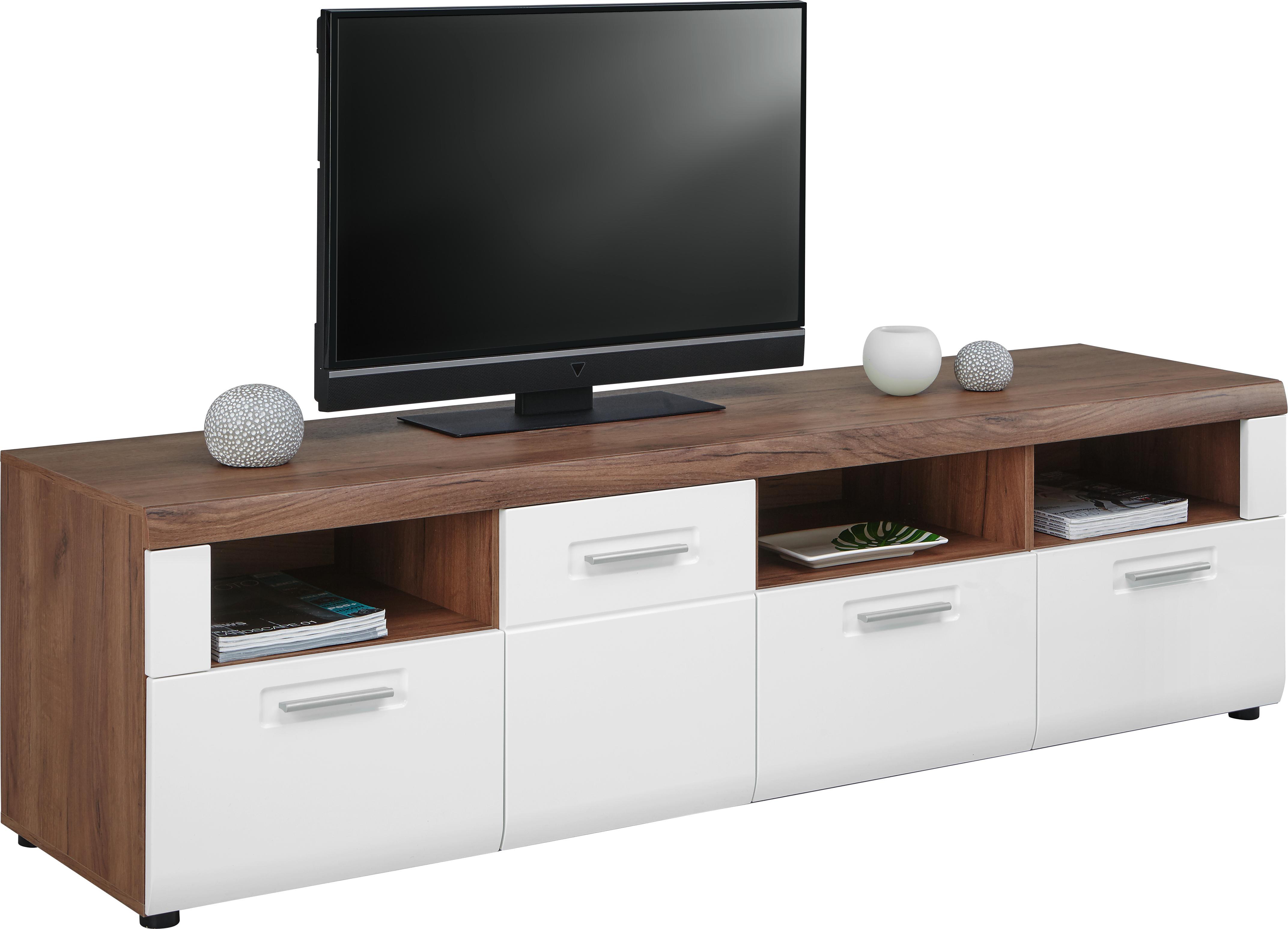 TV-Element Avensis - Eichefarben/Schwarz, MODERN, Holzwerkstoff (190/51/49,6cm) - Luca Bessoni