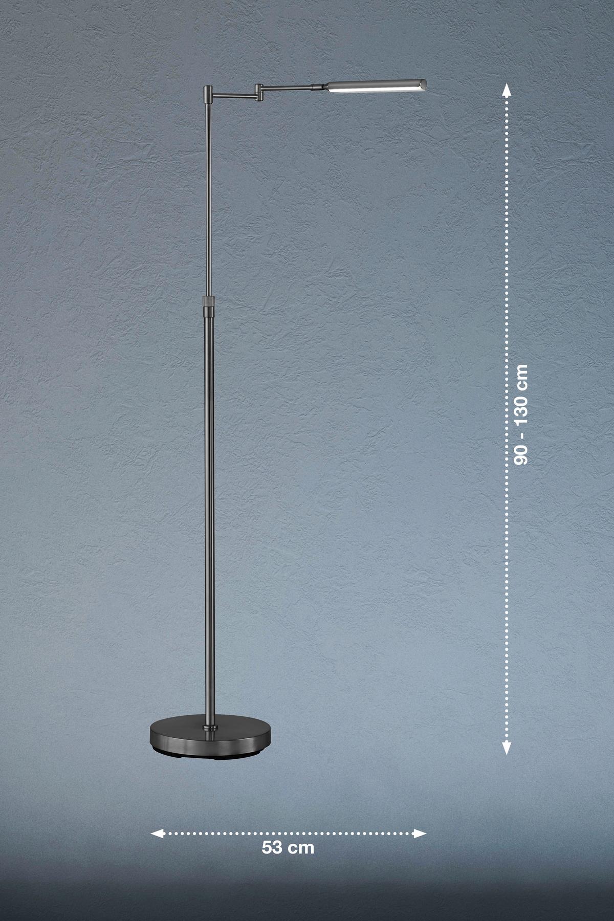 LED-Stehleuchte 40408 - Schwarz, Design, Kunststoff/Metall (23/130cm) - Fischer & Honsel