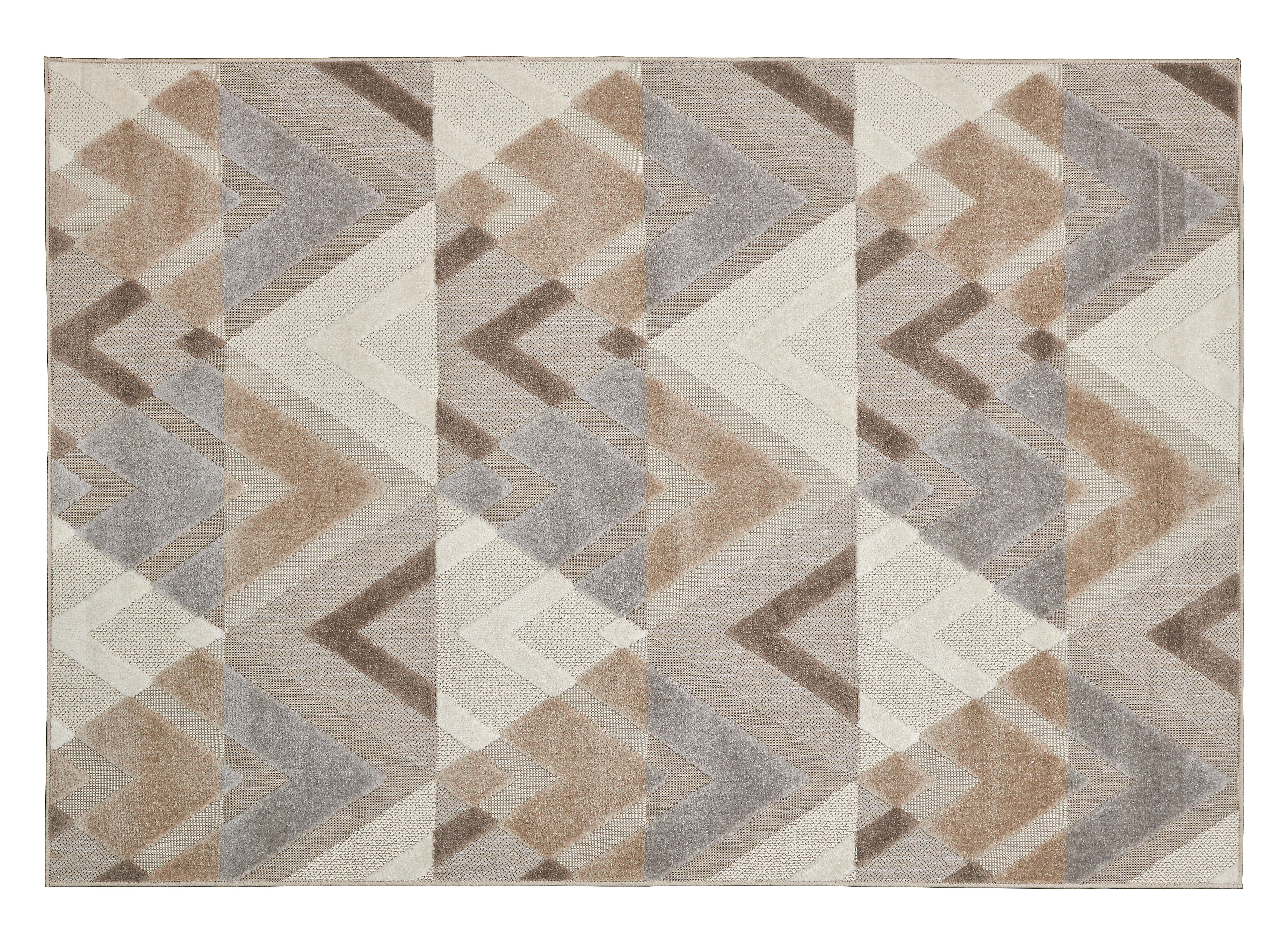 Flachwebteppich Eirik - Beige, ROMANTIK / LANDHAUS, Textil (160/230cm) - James Wood