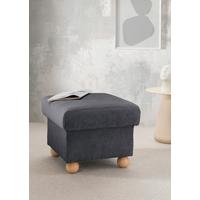 Hocker Torello Anthrazit B: 56cm - Wildeiche/Anthrazit, KONVENTIONELL, Textil (56/46/56cm) - Livetastic