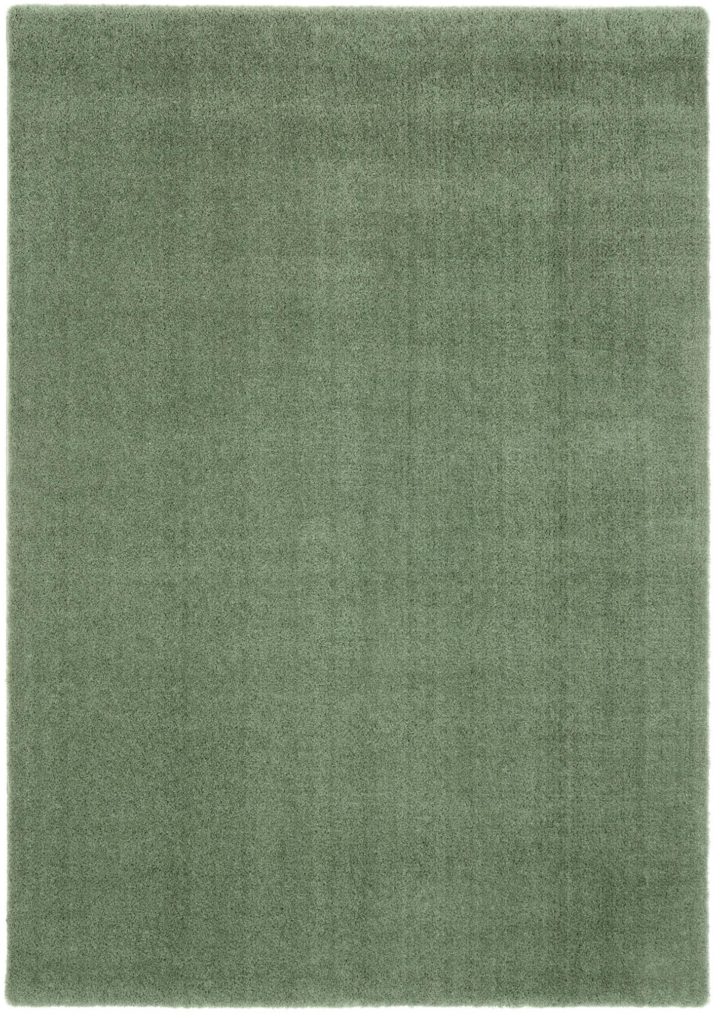 Webteppich Olivgrün Sunshine 65x130 cm - Olivgrün, Basics, Textil (65/130cm) - Novel