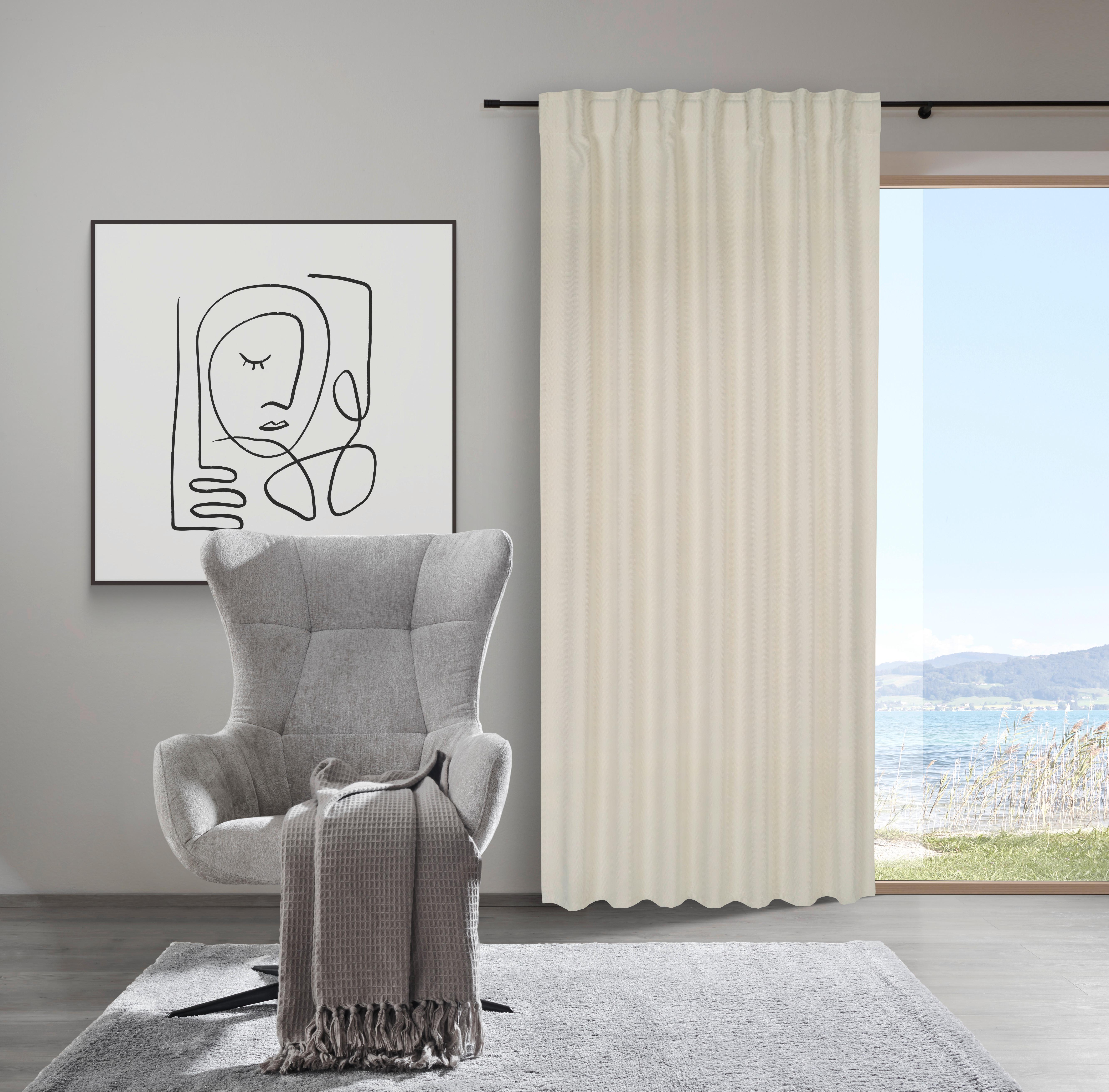 Hotový závěs Linus, 140/255cm, přírodní - přírodní barvy, Design, textil (140/255cm) - Premium Living