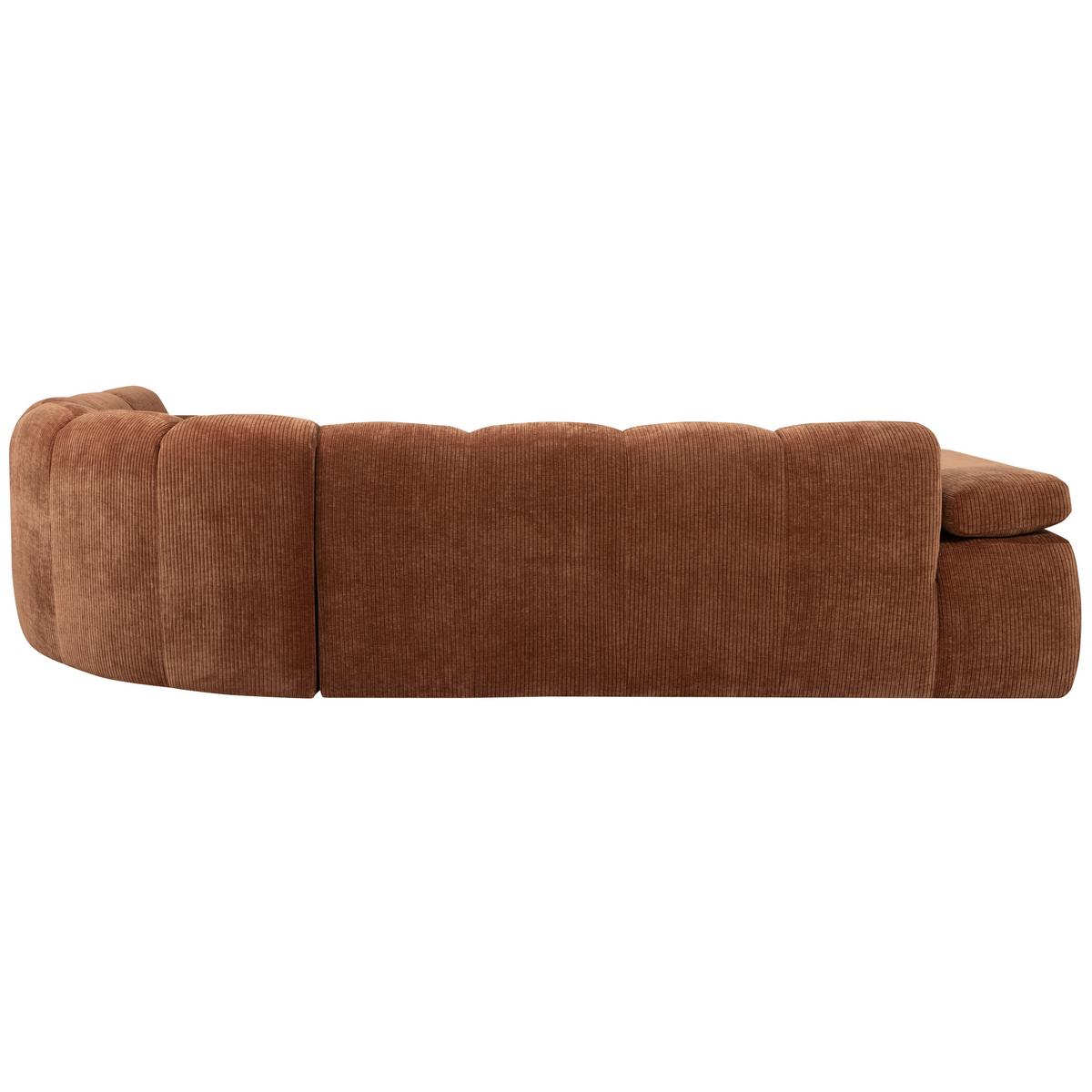 Ecksofa Mojo Rostfarben S: 310x230 Cm - Rostfarben, Design, Textil (310/230cm) - Livetastic