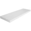 Falipolc Giga - fehér, Modern, faalapú anyag (80/3,8/23,50cm)