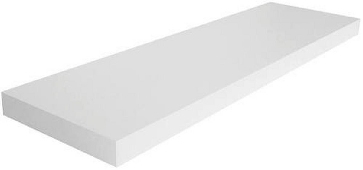 Falipolc Giga - fehér, Modern, faalapú anyag (80/3,8/23,50cm)