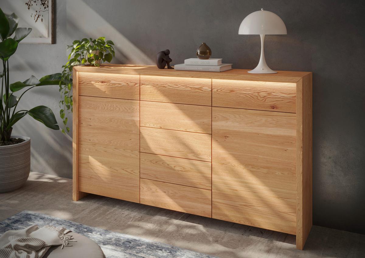 Kommode Farina, Buchefarben B: 188 Cm - Buchefarben, MODERN, Holz (188/108/40cm) - MID.YOU