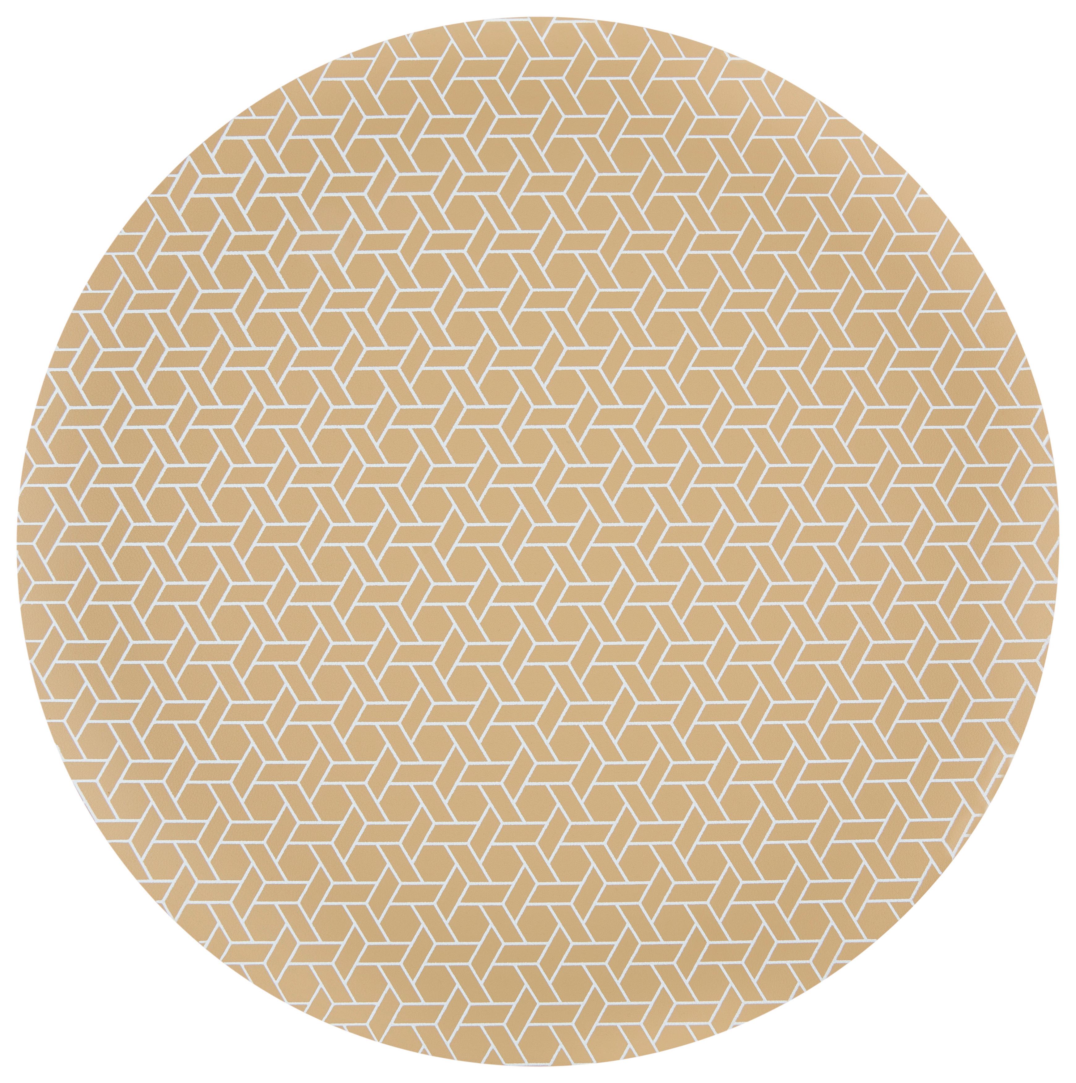 Tischset Henja - Beige/Weiß, MODERN, Kunststoff (38cm) - Luca Bessoni