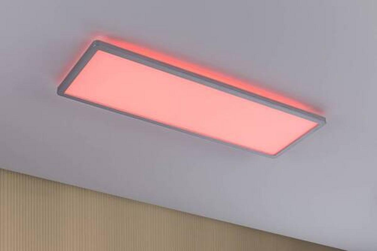 Led-paneel L: 58 Cm Dimmbar - Chromfarben, Basics, Kunststoff (58/20cm) - Paulmann