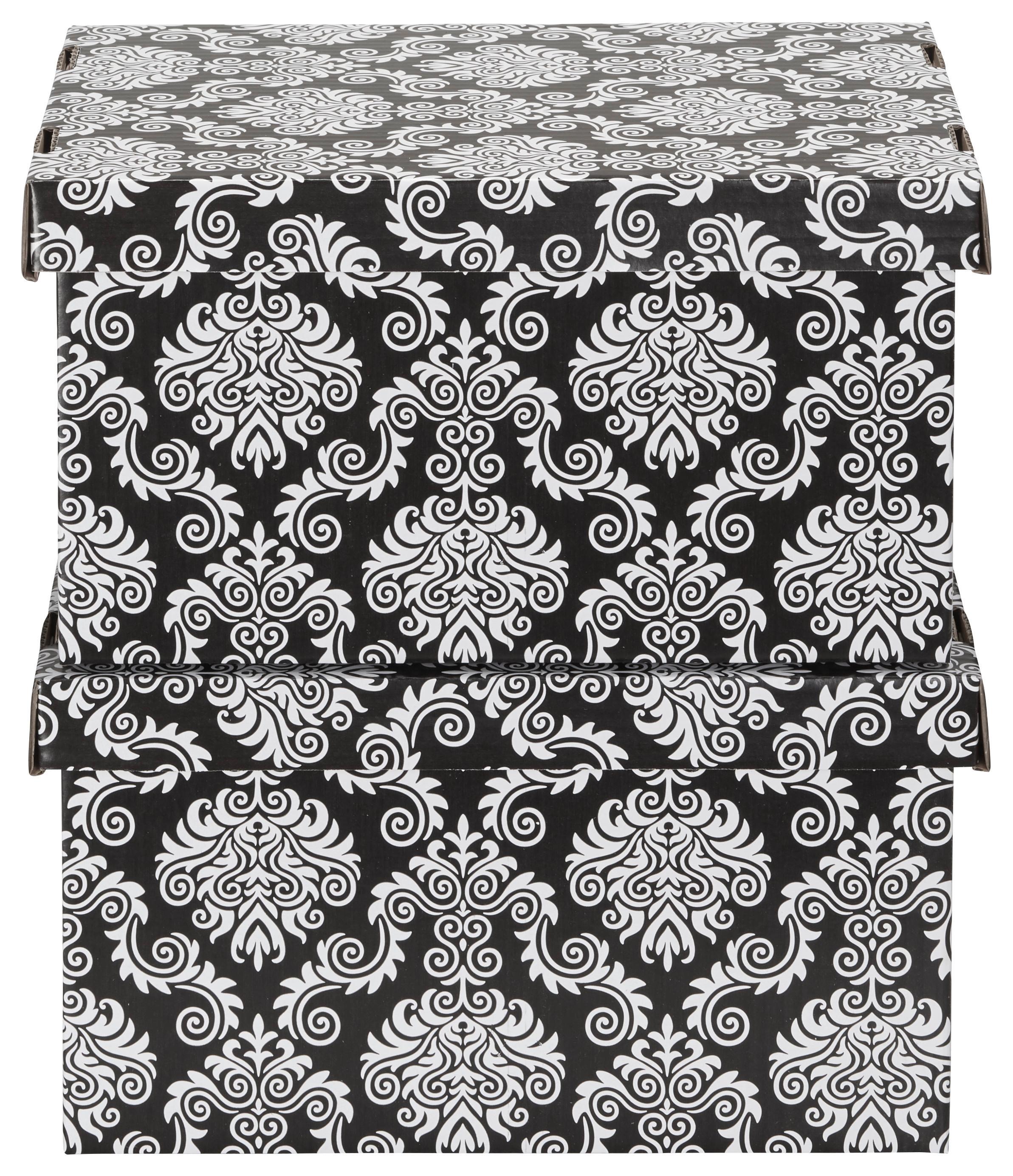 Box S Krytom Jimmy -Ext- - čierna, kartón (35,5/18,5/26,4cm) - Modern Living