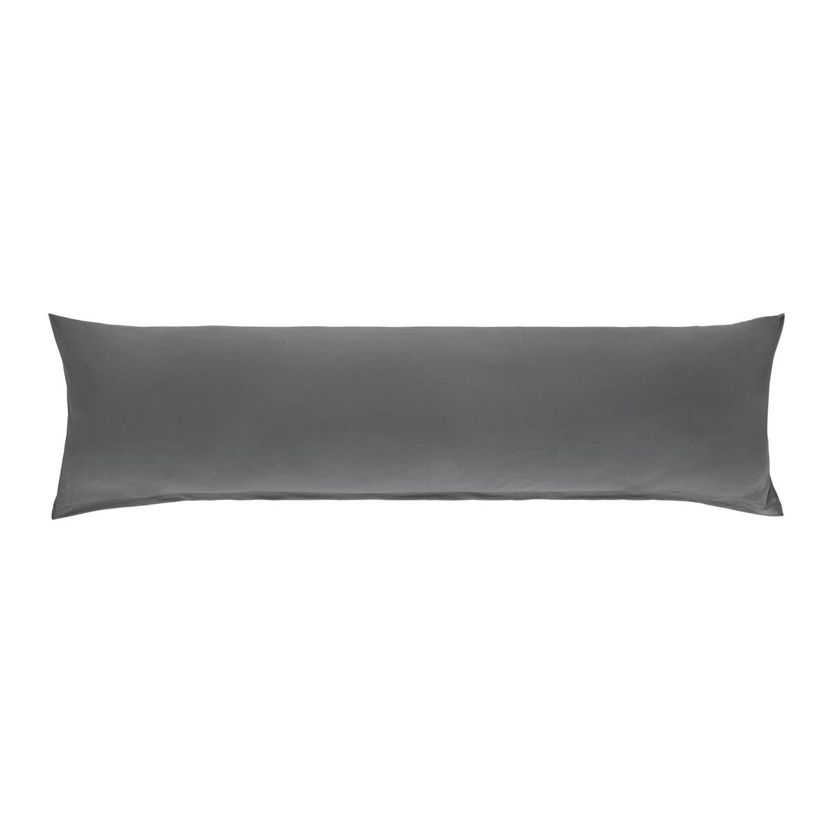 Seitenschläferkissenbezug Vicky - Grau, KONVENTIONELL, Textil (40/140cm) - Ele