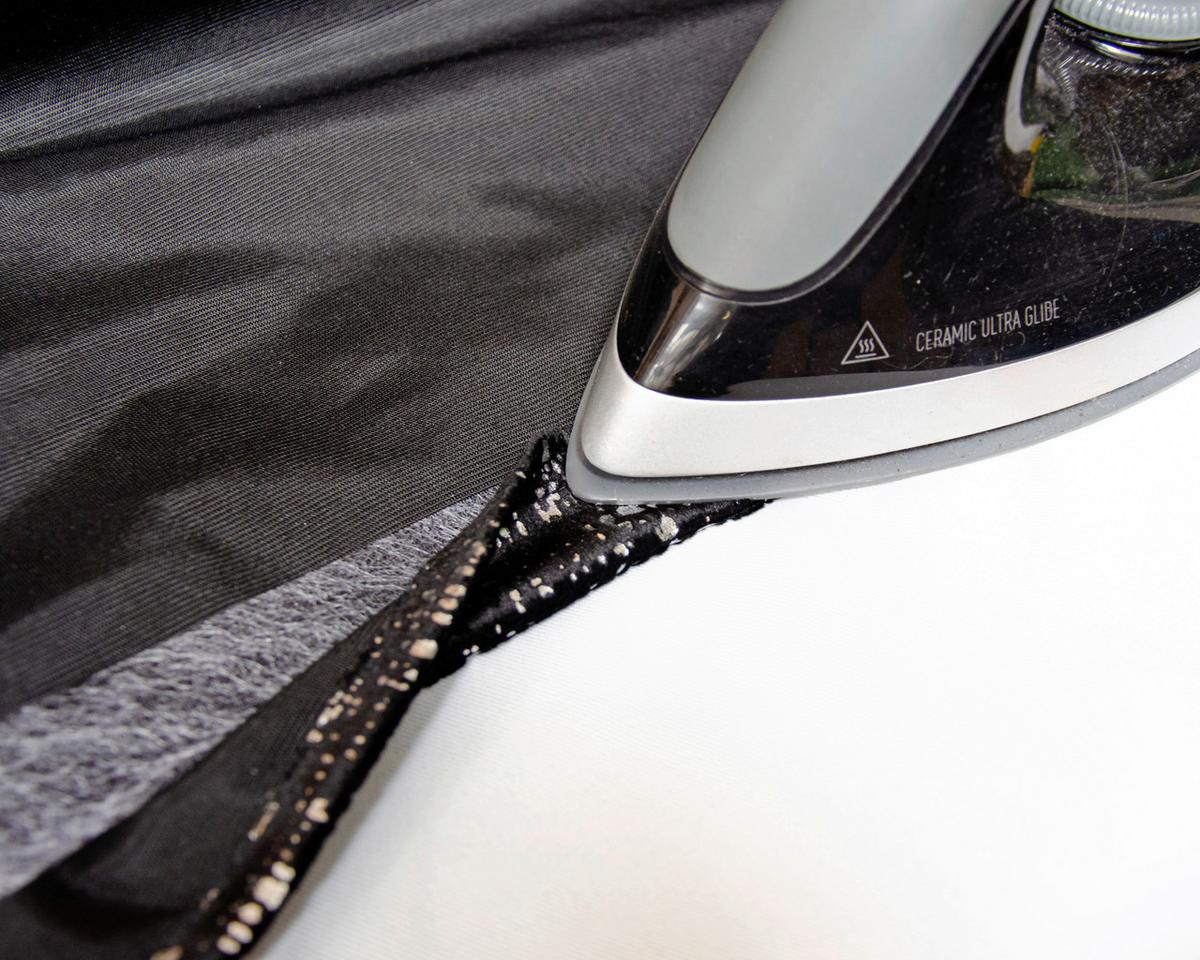 Bügelband Trixi L: 150 Cm Weiß, Saumband - Weiß, KONVENTIONELL, Textil (3/150cm) - Ondega