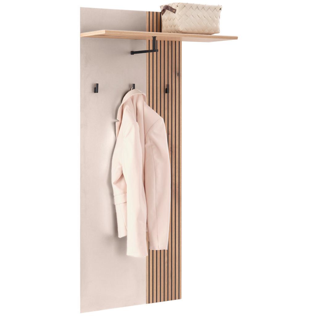 Garderobenpaneel Clever Eiche Dekor/Kaschmir B: 70cm