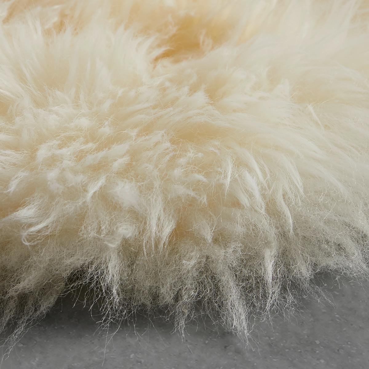 OVČÍ KOŽEŠINA Emma, 60/45cm, bílá - bílá, textil (45/60cm) - Modern Living