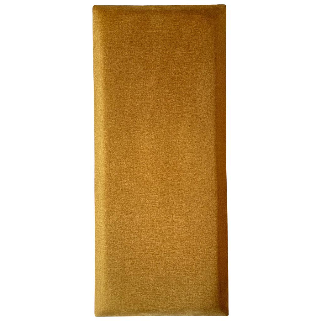 Polsterpaneel 2er-Set 70x30 cm rechteckig, Honigfarben