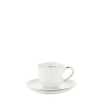 ŠÁLKA NA ESPRESSO S TANIERIKO ONIX - biela, Modern, keramika - Mömax