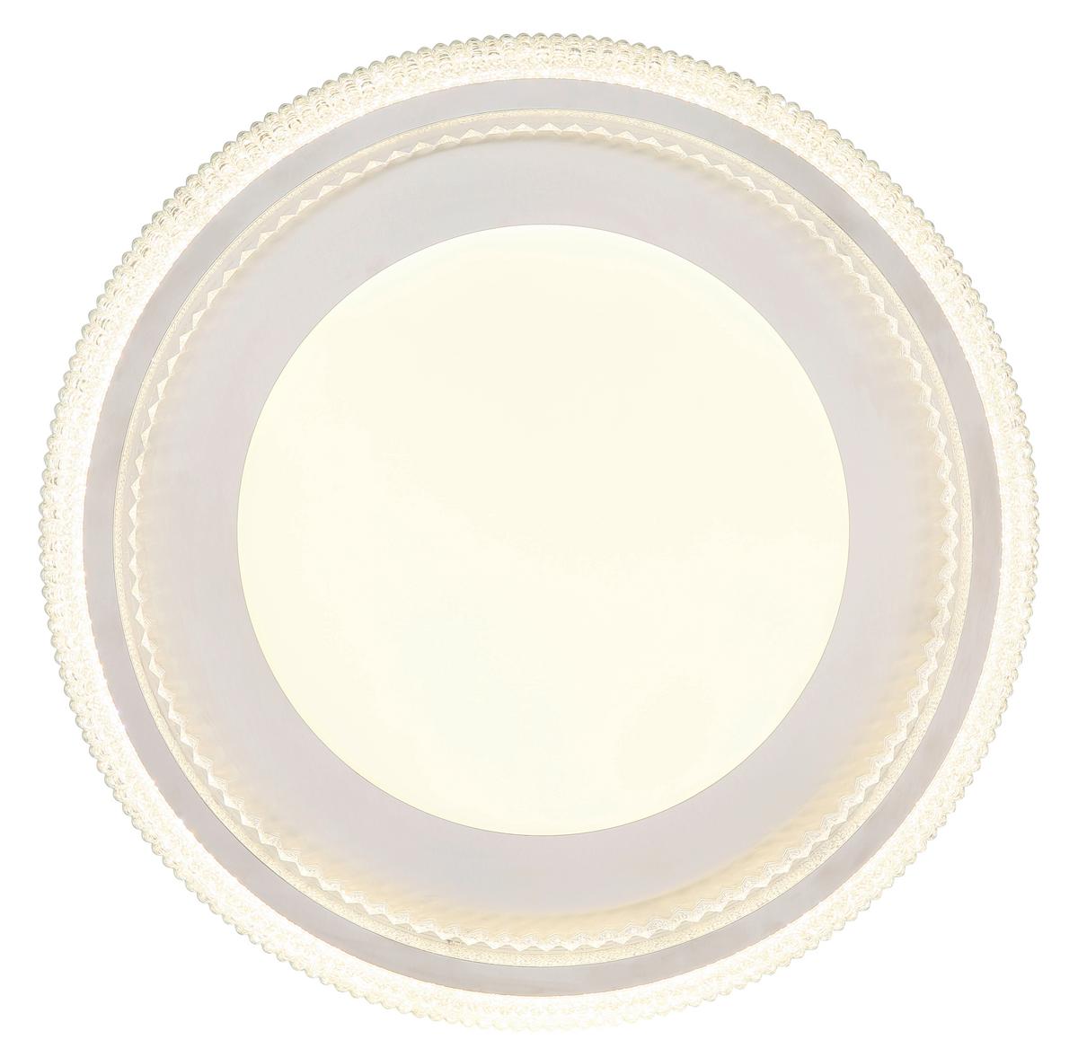 Led-deckenleuchte 48375-45 - Klar/Opal, Design, Kunststoff/Metall (50/8,5cm) - Globo