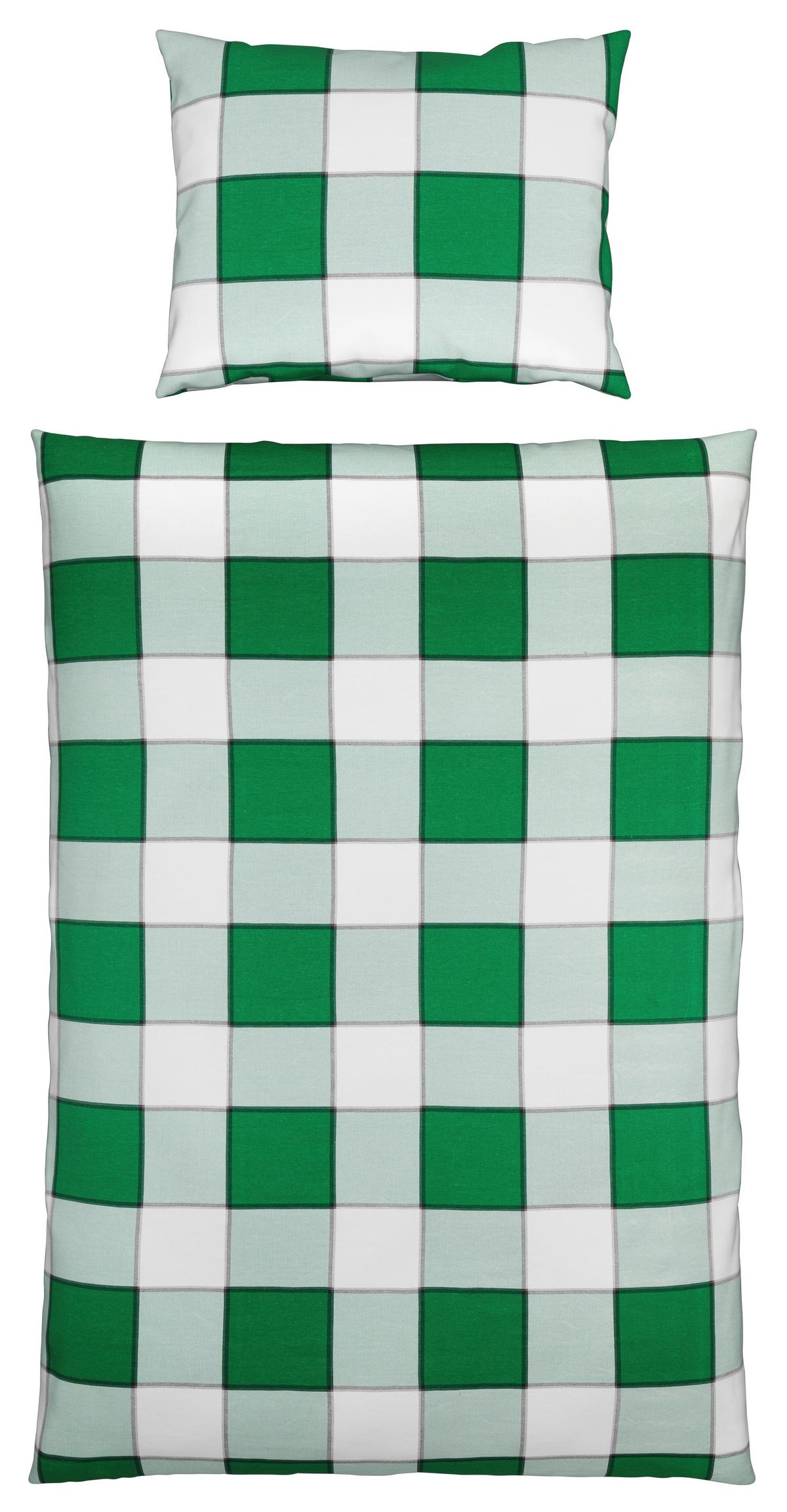 Ágyneműhuzat-garnitúra Trelleborg - zöld, Modern, textil - Luca Bessoni