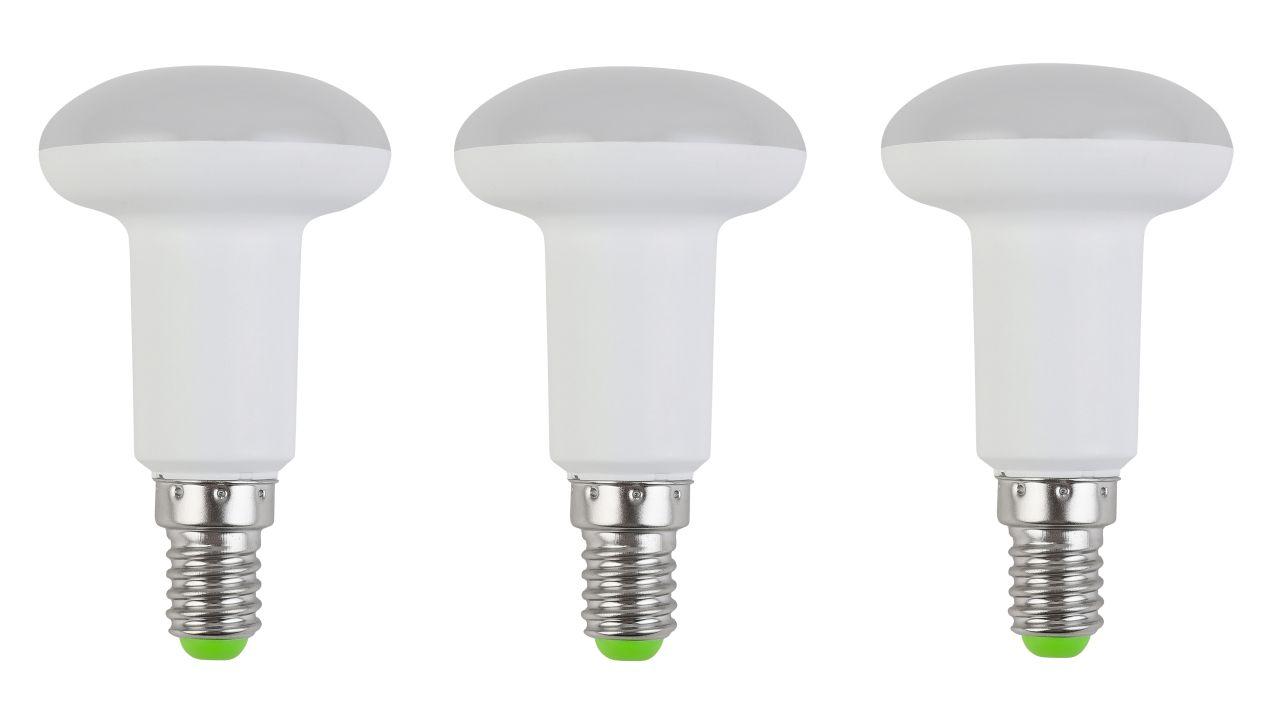 Led Izzó C81062-3mx - ezüst, Basics, műanyag/fém (5/7,2cm)