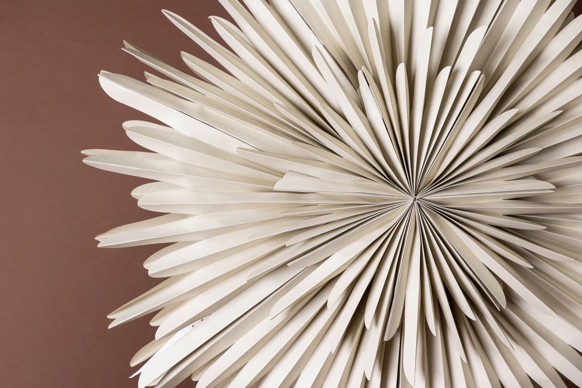 Hängeleuchte Sälen - Beige, Basics, Papier (100/100/28cm) - P & B