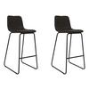 Barhocker-Set Byron - Anthrazit/Schwarz, LIFESTYLE, Kunststoff/Metall (48/102/54cm) - MID.YOU