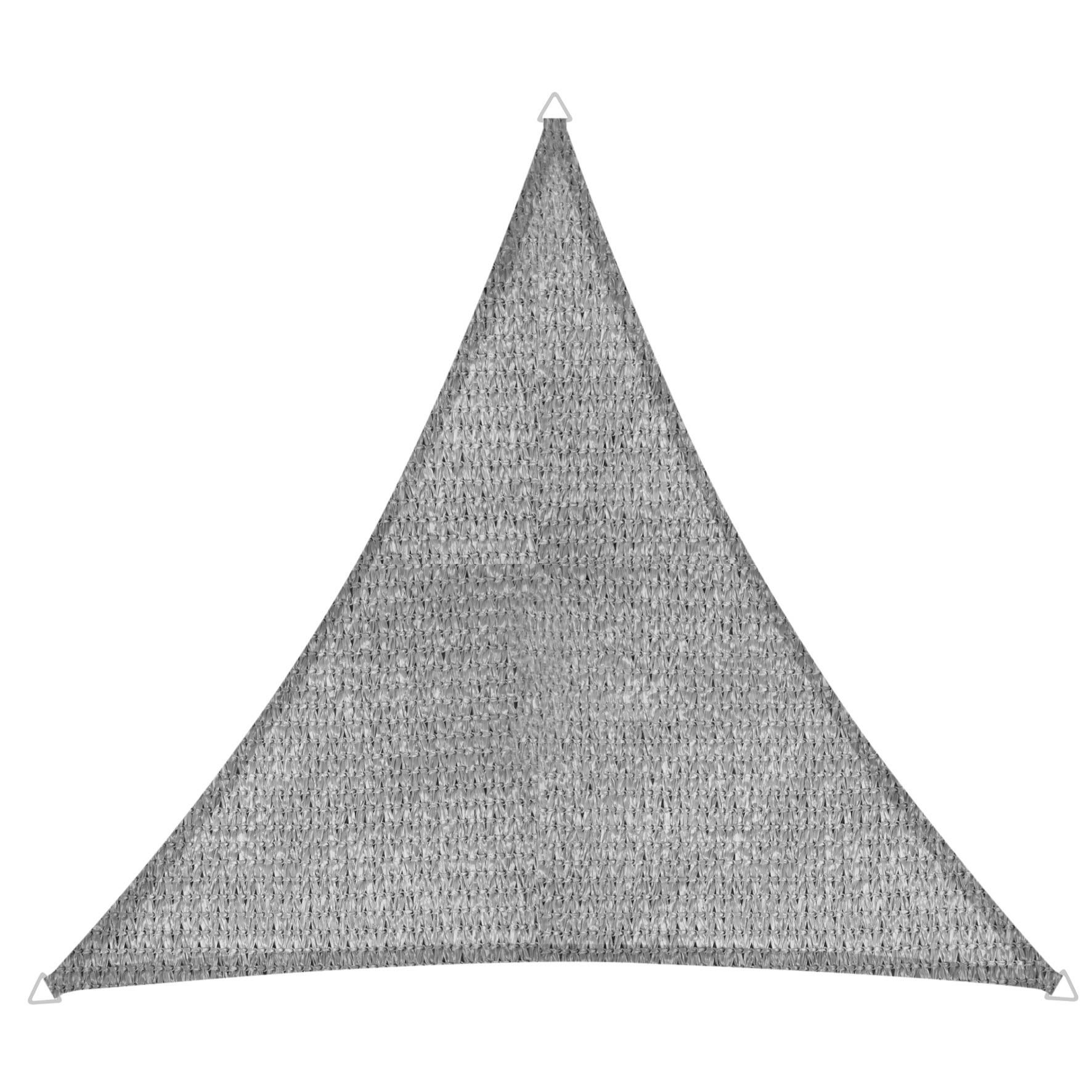 Tieniaca plachta do záhrady sivá - sivá, Basics, textil (360/360/360cm)