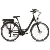 Elektrofahrrad E-citybike Hollandia Lido,schwarz,28 Zoll - Schwarz, Basics, Metall (21/116/188cm)
